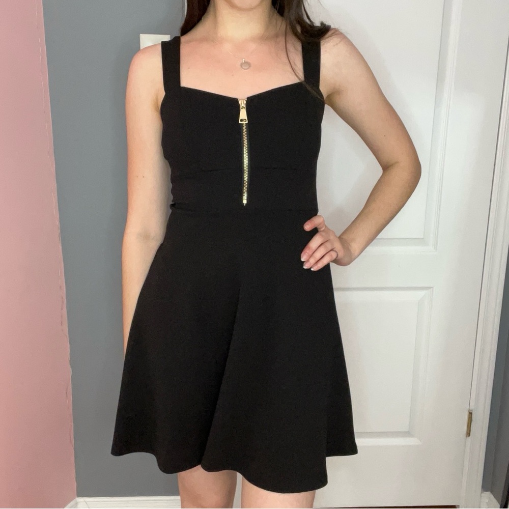 ECLIPSE | Black Fit and Flare Mini Dress